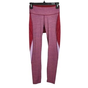 Outdoor Voices 7/8 Zoom Leggings Size Small Rhubarb Colorblock Activewear Sporty